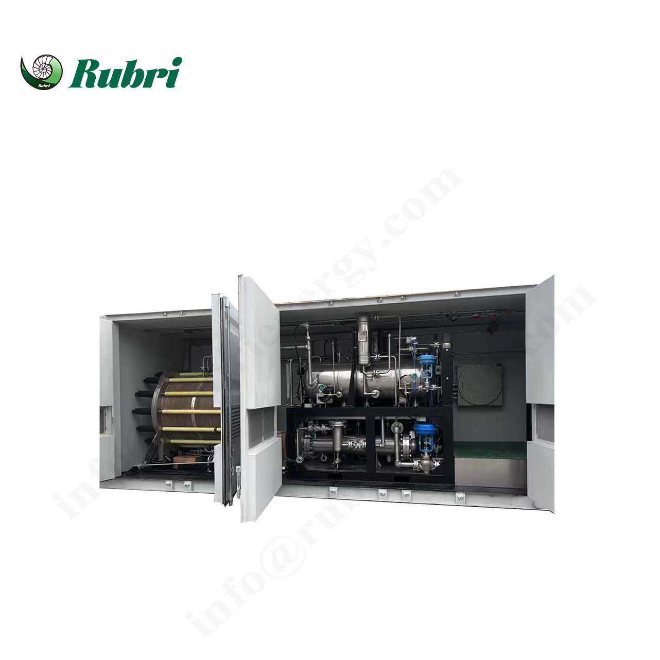Apparecchiatura elettrolitica industriale per gas idrogeno alcalino da 1000 Nm³/h e 5000 kW