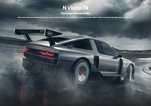 La supercar a idrogeno Hyundai N74 dovrebbe debuttare nel 2026