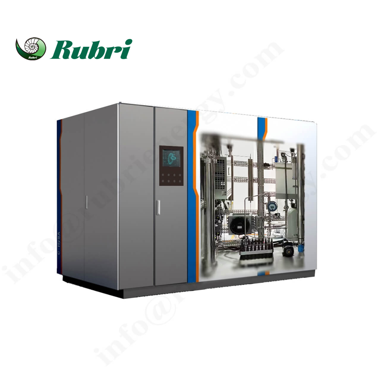 Impianto di produzione di generatore di idrogeno PEM ad alta purezza da 50 Nm3/h e 250 kW