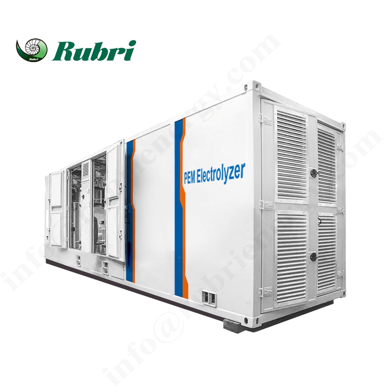 Sistema di elettrolisi PEM a idrogeno verde da 200 Nm3/h e 1000 kW di energia pulita