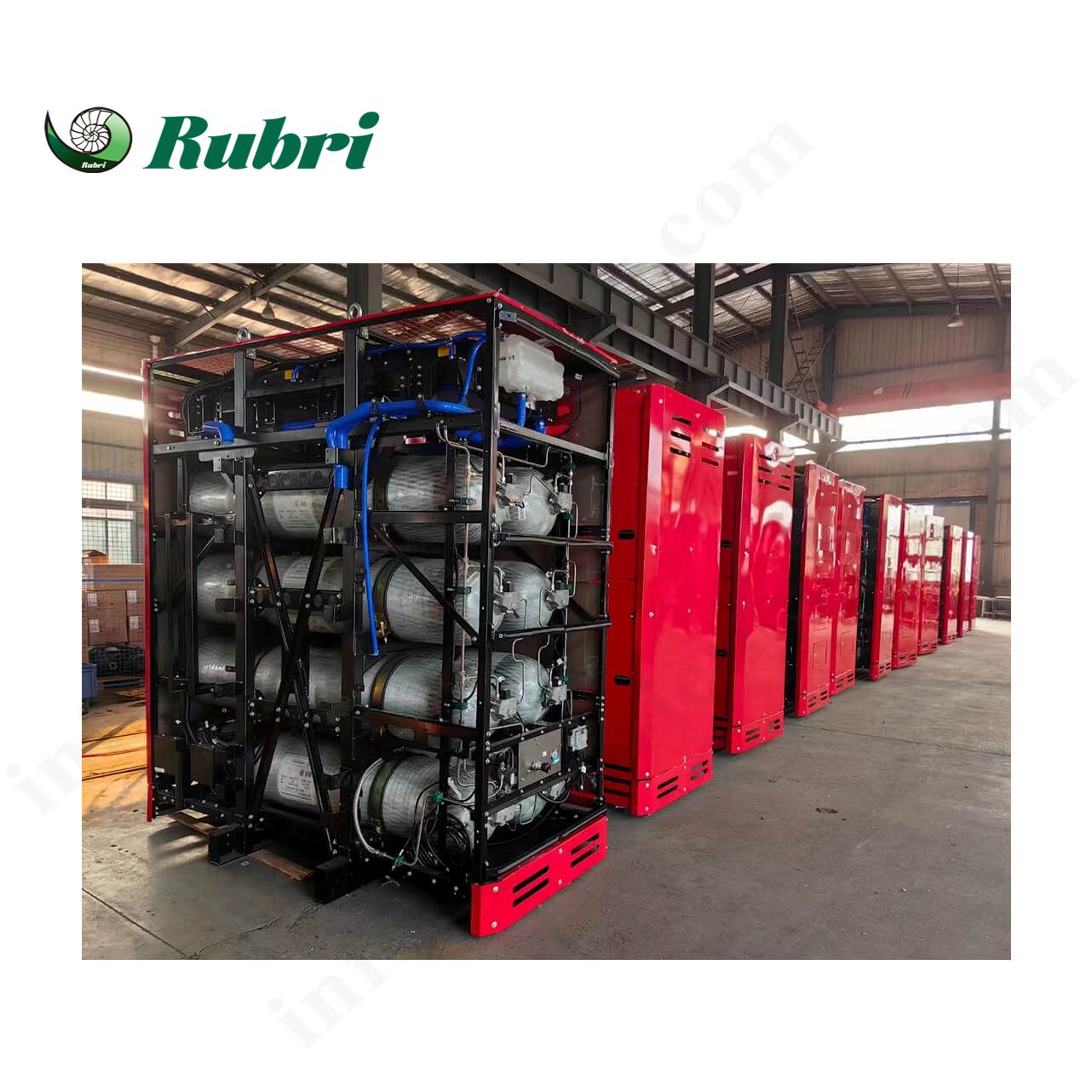 Bombola di idrogeno tipo IV da 390L 350 bar per autotrazione