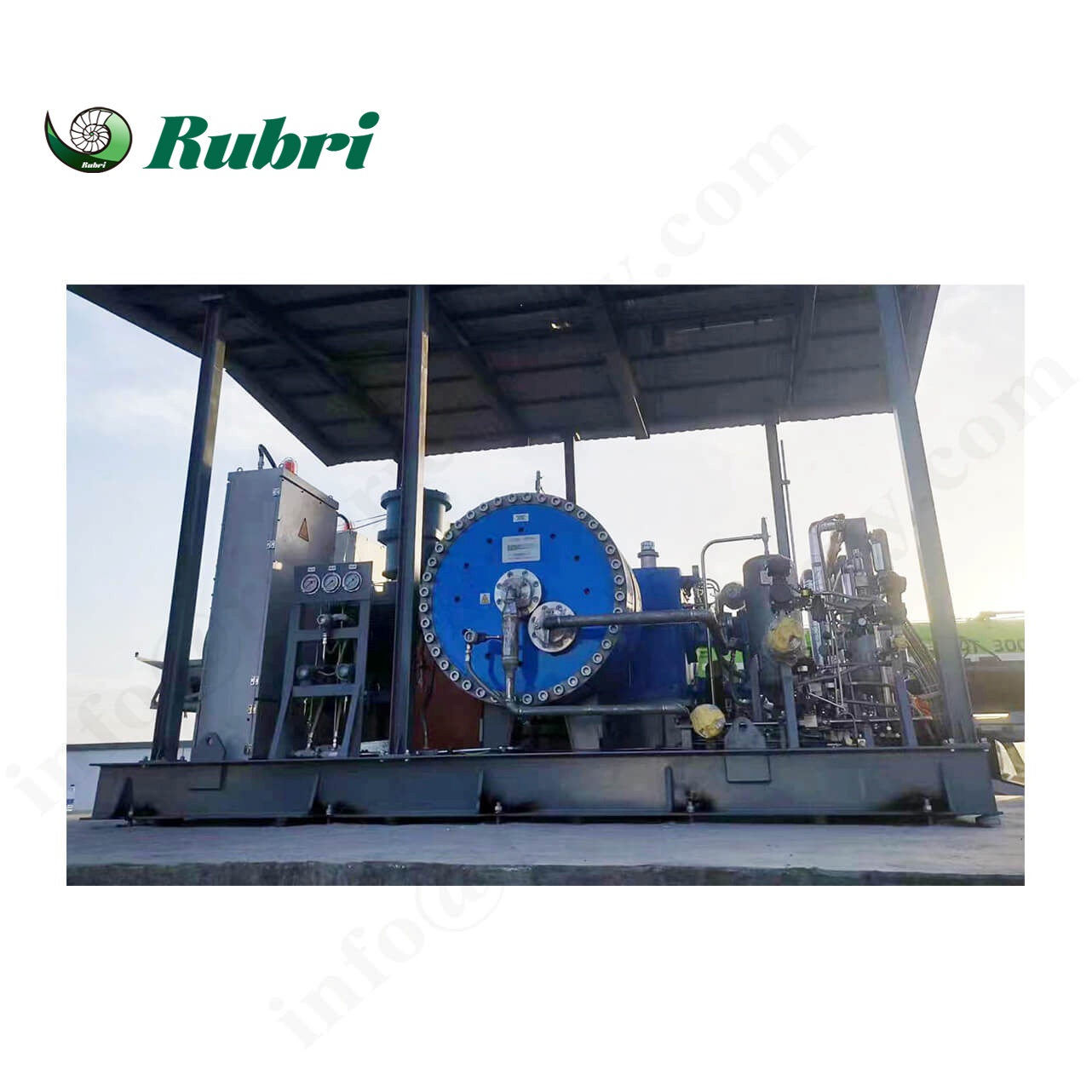 Compressore di idrogeno da 1000 Nm3/h con flusso medio