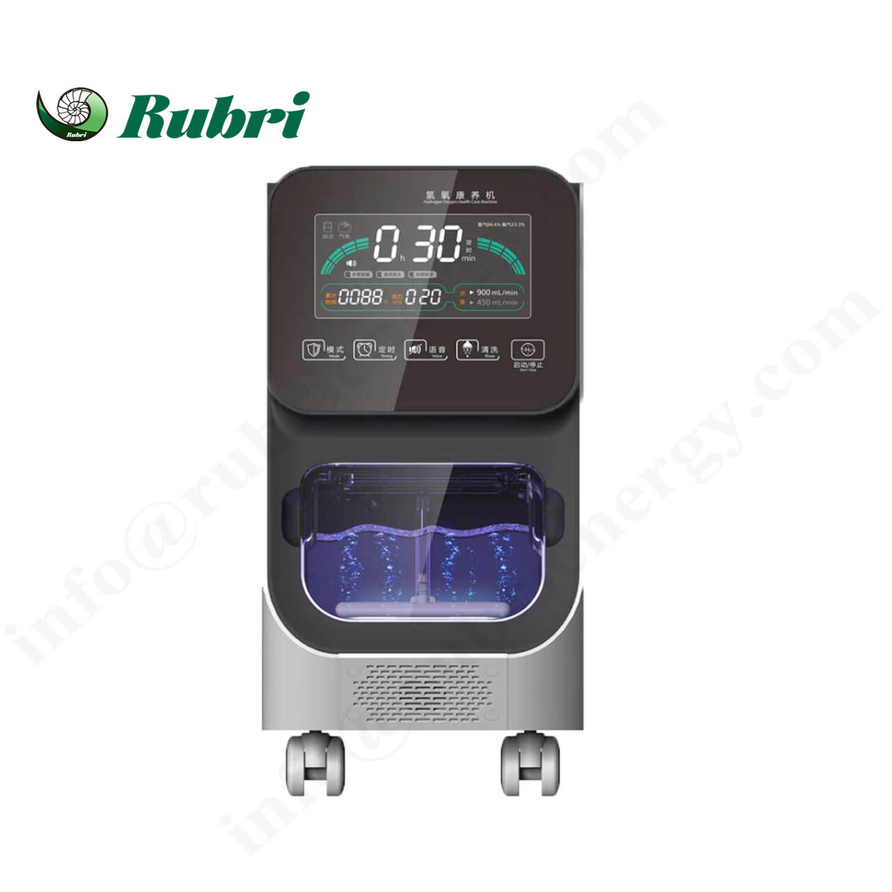 Macchina portatile per inalazione di idrogeno al 99,99% PEM