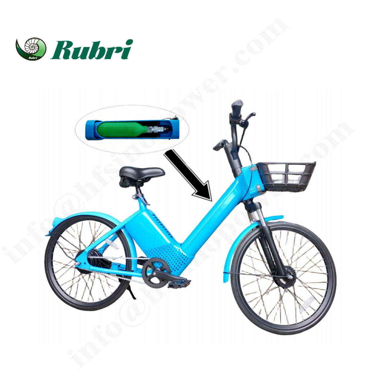 Rubri-H-Bike 300 Nuova bici a idrogeno